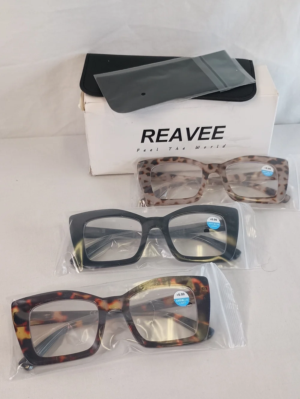 Women's Oversized Anti Blue Light Glasses +0.00 Non Prescription Eyewear